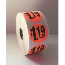 $1.19 - 1.5" Red Label Roll